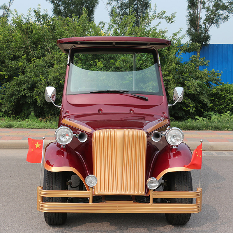 8 seater vintage car Y8 red and yellow - Image 2