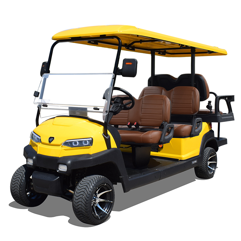 6 seater utility golf cart Z4C yellow